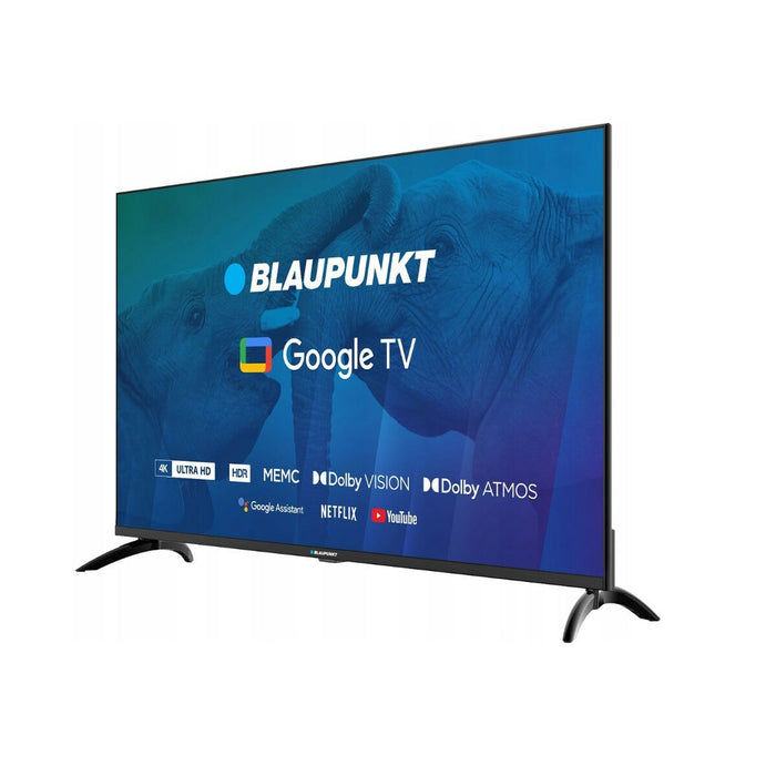 Smart TV Blaupunkt 4K Ultra HD 65" HDR WiFi Direct-LED LCD Negru Dolby Atmos Google TV - WALTI