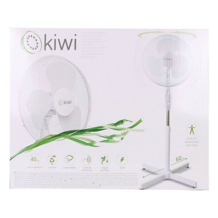 Ventilator cu Picior Kiwi Alb 45 W (Ø 40 cm) - WALTI WALTI
