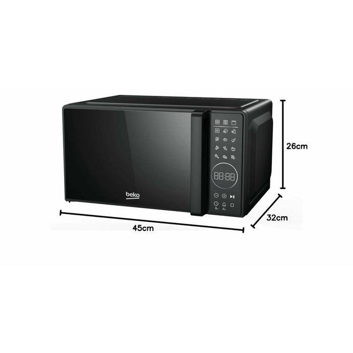 Cuptor cu microunde cu Grill BEKO MGC20130BFB 20L Negru 1000 W - WALTI WALTI