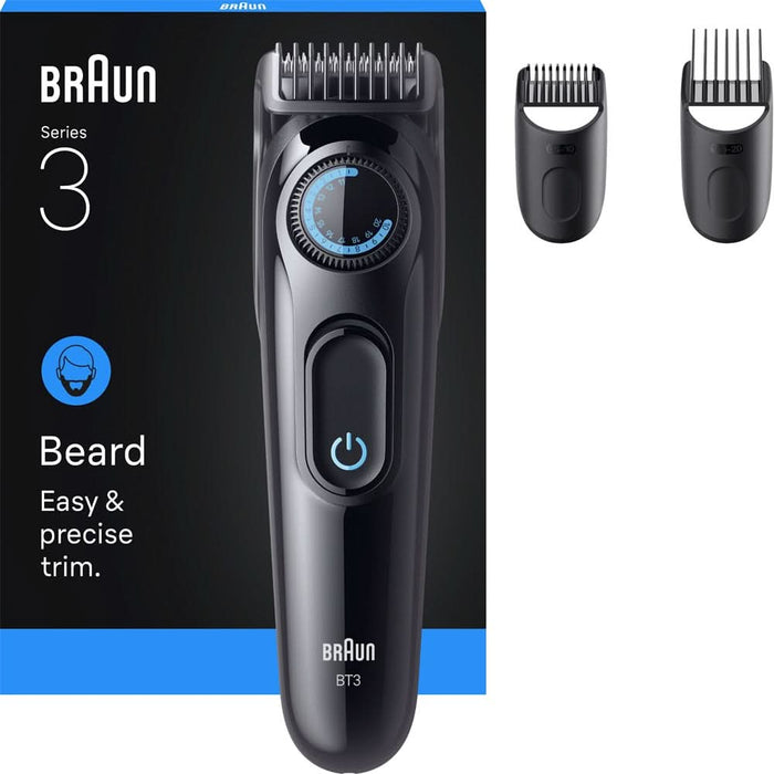 Aparat de tuns barba BRAUN Seria 3 BT3520, acumulator, 50 min autonomie, negru WALTI