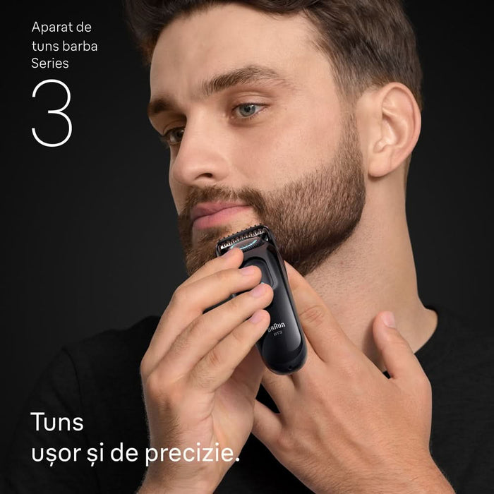 Aparat de tuns barba BRAUN Seria 3 BT3520, acumulator, 50 min autonomie, negru WALTI