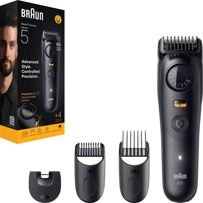 Aparat de tuns barba BRAUN Seria 5 BT5520, acumulator, 120 min autonomie, negru - WALTI WALTI