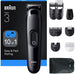 Aparat de tuns multifunctional 10 in 1 BRAUN Seria 3 AIO3560, acumulator, 50 min autonomie, negru - WALTI WALTI