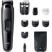 Aparat de tuns multifunctional 10 in 1 BRAUN Seria 3 AIO3560, acumulator, 50 min autonomie, negru - WALTI WALTI