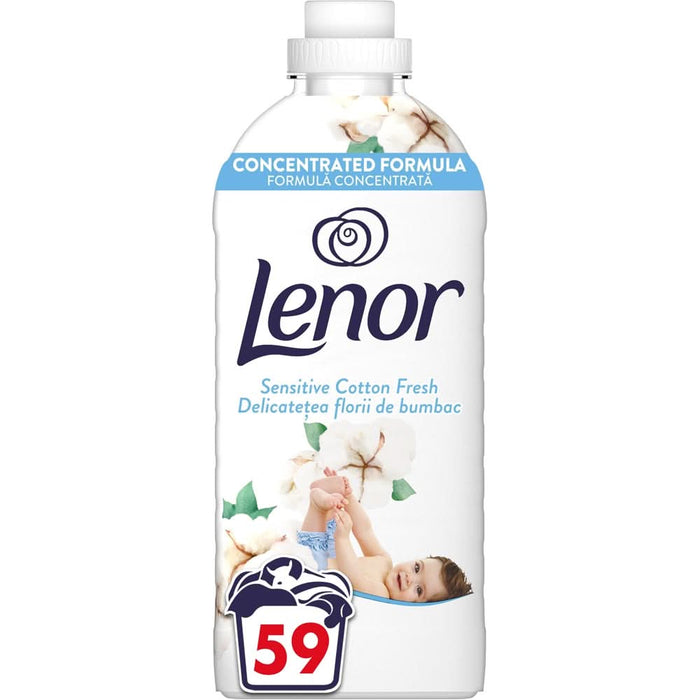 Balsam de rufe LENOR Sensitive Cotton Fresh, 1.239L, 59 spalari WALTI
