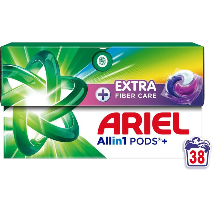 Detergent capsule ARIEL Allin1 PODS + Extra Fiber Care, 38 spalari WALTI