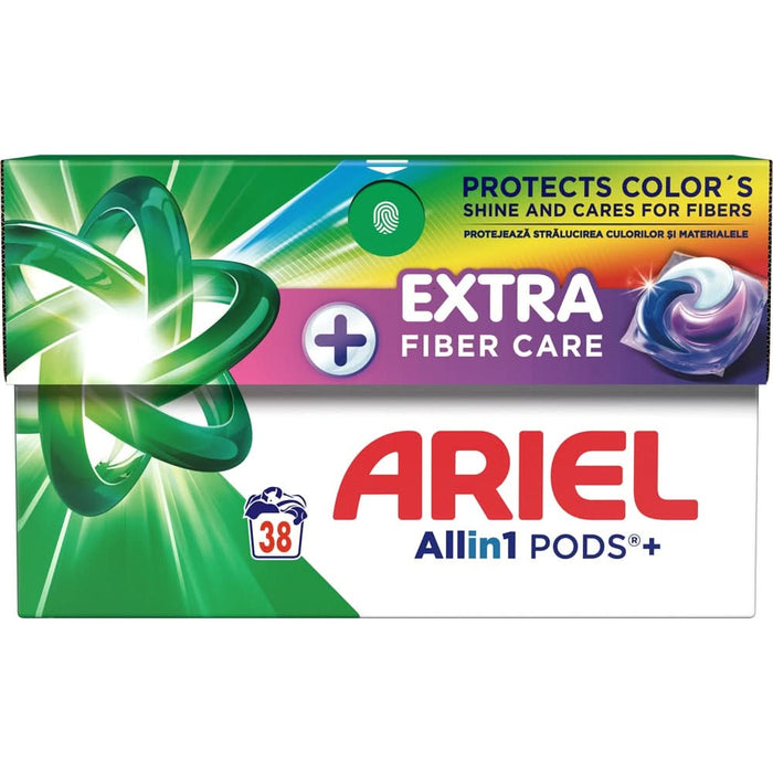 Detergent capsule ARIEL Allin1 PODS + Extra Fiber Care, 38 spalari WALTI