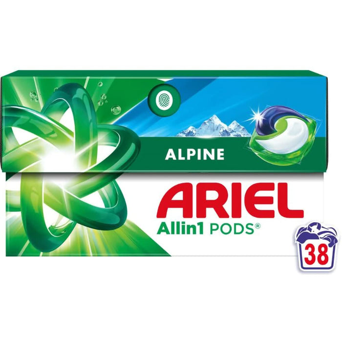 Detergent capsule ARIEL All in One PODS Alpine, 38 spalari WALTI