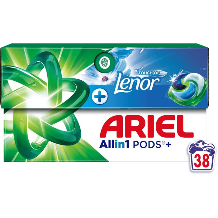 Detergent capsule ARIEL Allin1 PODS+ Touch of Lenor, Fresh Air, 38 spalari WALTI