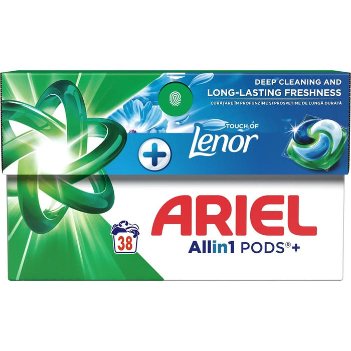 Detergent capsule ARIEL Allin1 PODS+ Touch of Lenor, Fresh Air, 38 spalari WALTI