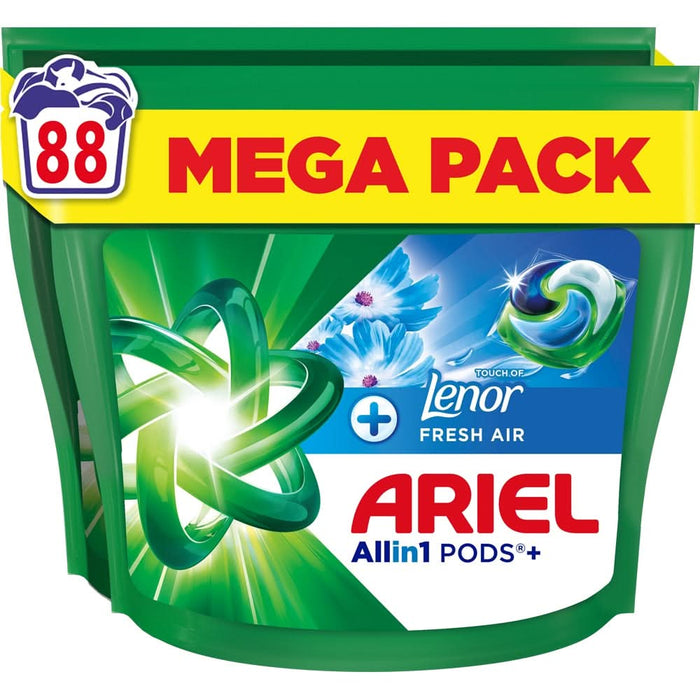 Detergent capsule ARIEL Allin1 PODS+ Touch of Lenor, Fresh Air, 88 spalari WALTI