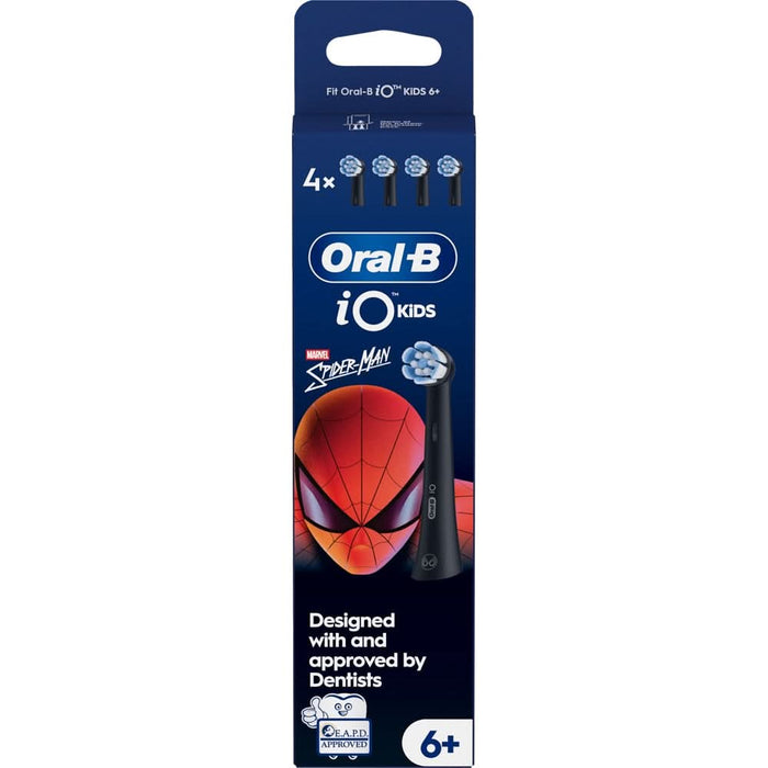 Rezerve periuta de dinti electrica ORAL-B iO Kids Disney Spiderman, 4buc, negru WALTI