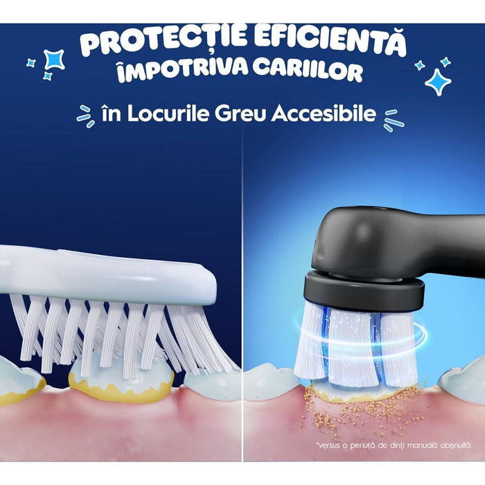 Rezerve periuta de dinti electrica ORAL-B iO Kids Disney Spiderman, 4buc, negru WALTI