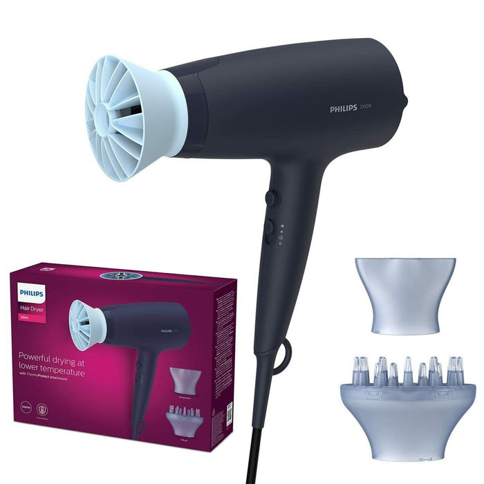 Uscător de Păr Philips 3000 BHD360/20 Secador Bleumarin deep blue 2100 W - WALTI WALTI