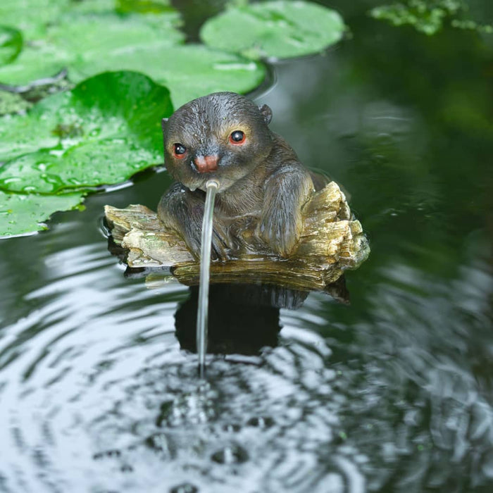 442057 Ubbink Floating Spitter Garden Fountain Otter WALTI