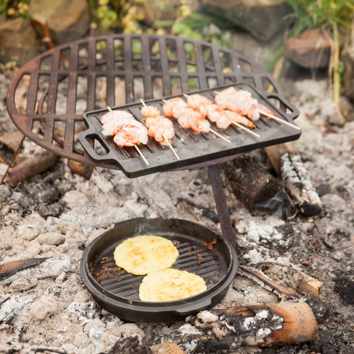 Esschert Design Set de gătit pentru camping, 7 piese, negru, FF240 - WALTI WALTI