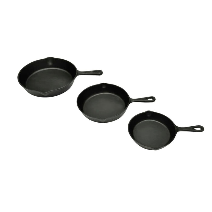 Set 3 tigăi din fontă WALTI