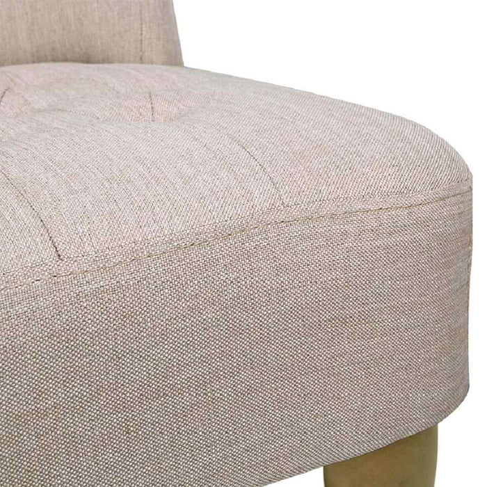 Scaune în stil franțuzesc, 2 buc., crem, material textil WALTI