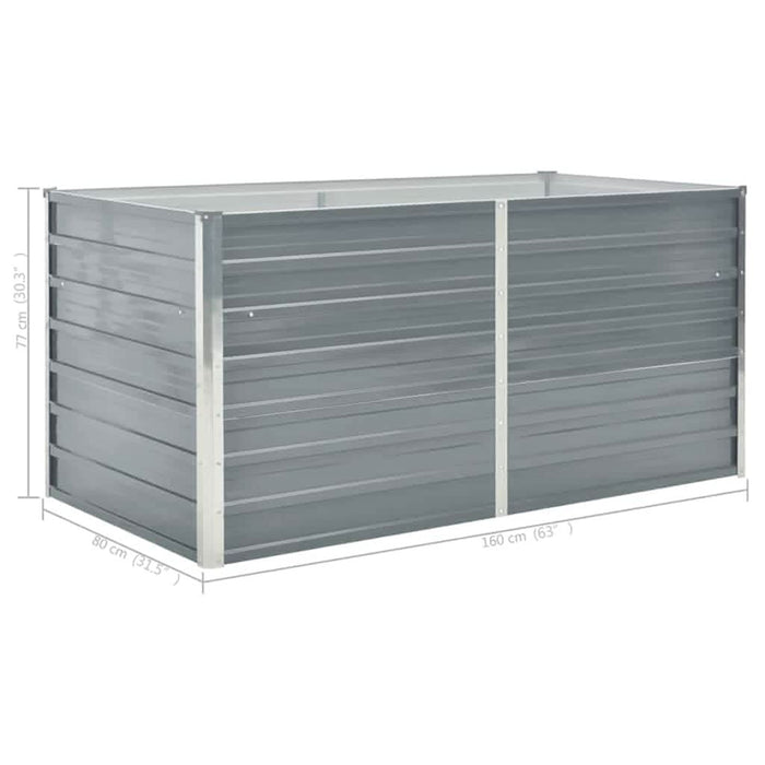 Pat înalt straturi, 160x80x77, oțel galvanizat, gri - WALTI WALTI