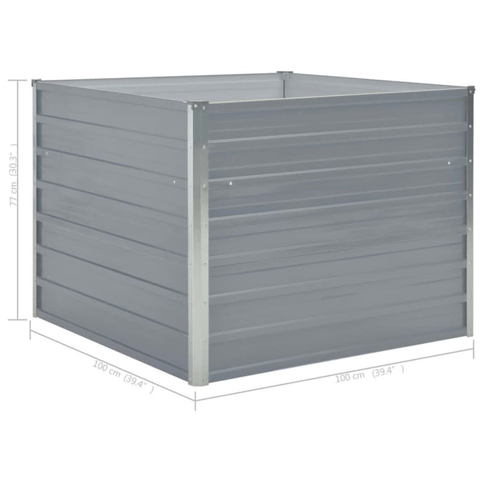 Pat înalt straturi, 100x100x77, oțel galvanizat, gri - WALTI WALTI
