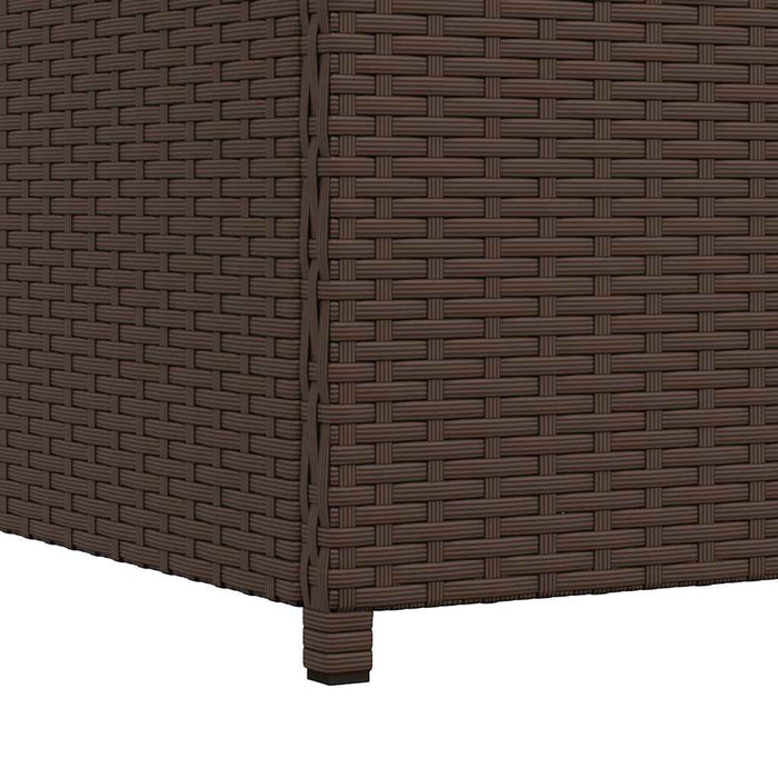 Ladă de depozitare de grădină, maro, 120x50x60 cm, poliratan - WALTI WALTI