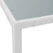Set mobilier de exterior, 5 piese, alb crem, poliratan - WALTI WALTI