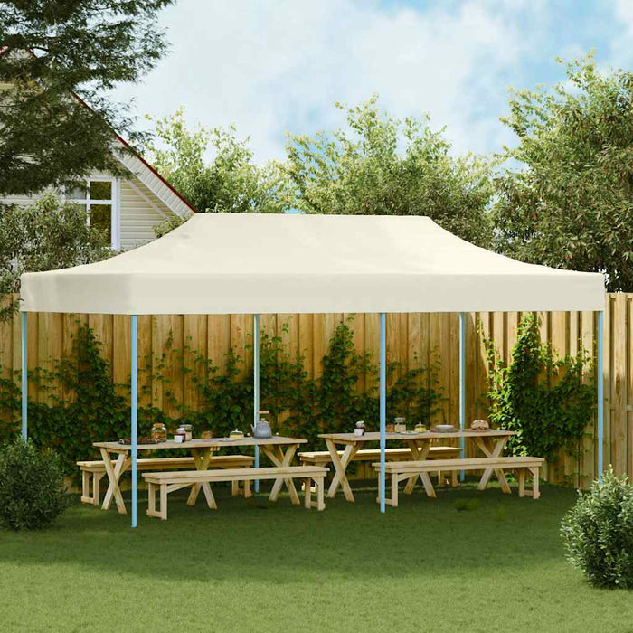 42507 vidaXL Foldable Tent Pop-Up 3x6 m Cream White - WALTI WALTI