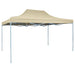42511 vidaXL Foldable Tent Pop-Up 3x4,5 m Cream White - WALTI WALTI
