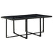 Set mobilier de exterior cu perne, 11 piese, negru, poliratan - WALTI WALTI