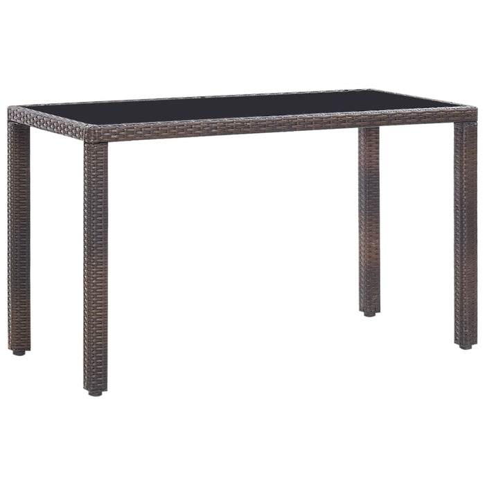 Set mobilier de exterior cu perne, 5 piese, maro, poliratan - WALTI WALTI
