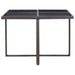 Set mobilier de exterior cu perne, 9 piese, maro, poliratan - WALTI WALTI