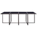 Set mobilier de exterior cu perne, 13 piese, maro, poliratan - WALTI WALTI