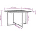 Set mobilier de exterior, 9 piese negru, poliratan, lemn acacia - WALTI WALTI