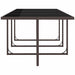 Set mobilier de exterior cu perne, 13 piese, maro, poliratan - WALTI WALTI