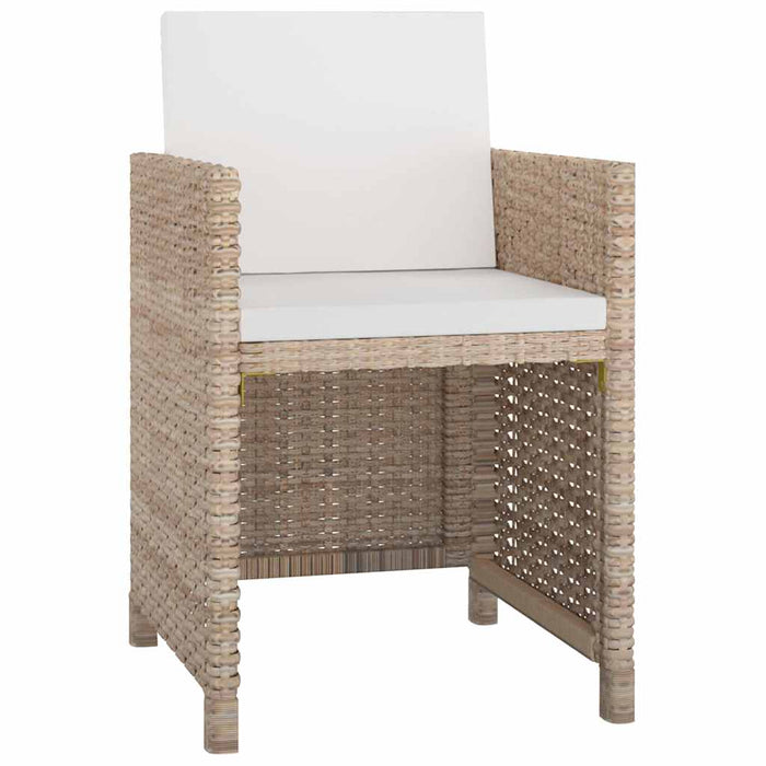Set mobilier de exterior cu perne, 13 piese, bej, poliratan - WALTI WALTI
