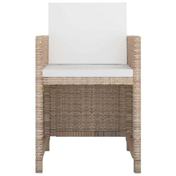 Set mobilier de exterior cu perne, 13 piese, bej, poliratan - WALTI WALTI
