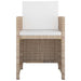 Set mobilier de exterior cu perne, 13 piese, bej, poliratan - WALTI WALTI