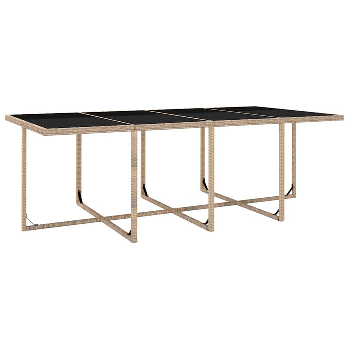 Set mobilier de exterior cu perne, 13 piese, bej, poliratan - WALTI WALTI
