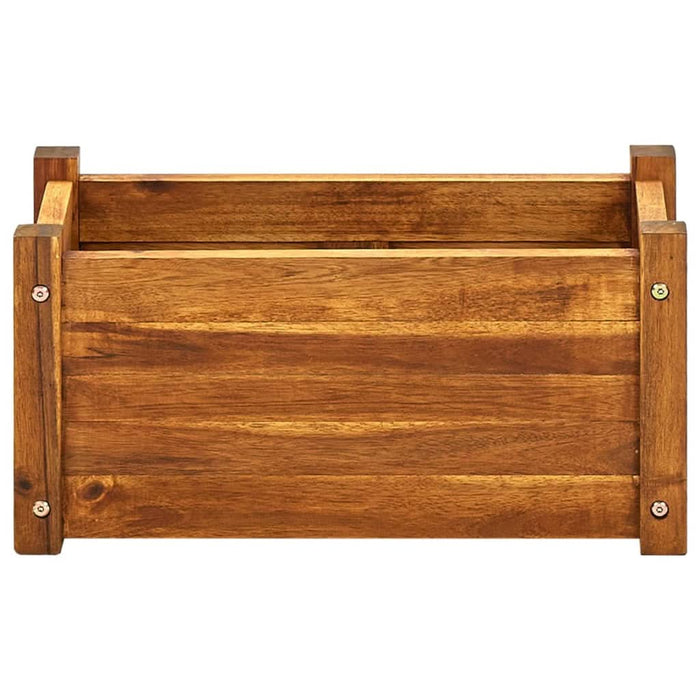 Strat înălțat de grădină, 50x25x25 cm, lemn de acacia - WALTI WALTI