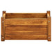 Strat înălțat de grădină, 50x25x25 cm, lemn de acacia - WALTI WALTI