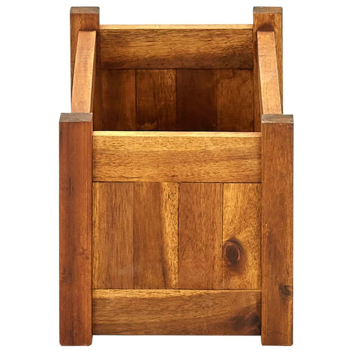 Strat înălțat de grădină, 50x25x25 cm, lemn de acacia - WALTI WALTI