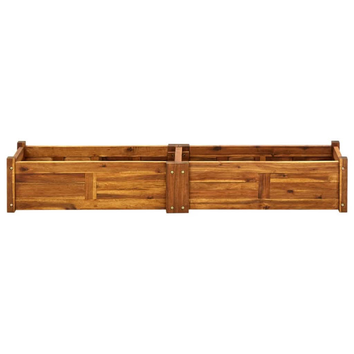Strat înălțat de grădină, 150x30x25 cm, lemn de acacia - WALTI WALTI