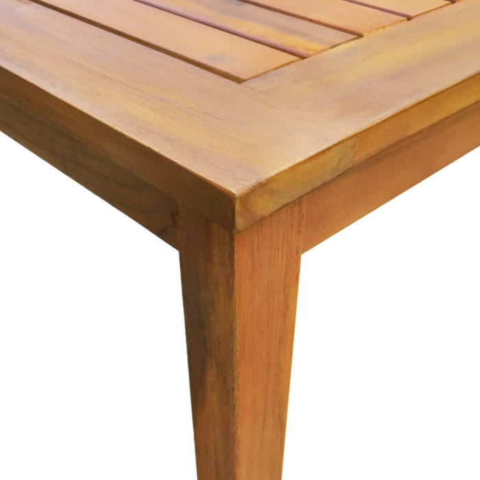 Set mobilier de exterior, 7 piese, lemn masiv de acacia WALTI