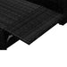 Set mobilier de grădină cu perne, 2 piese, negru, poliratan - WALTI WALTI