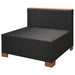 Set mobilier de grădină cu perne, 6 piese, negru, poliratan - WALTI WALTI