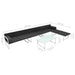 Set mobilier grădină, 5 piese, negru, textilenă și aluminiu - WALTI WALTI