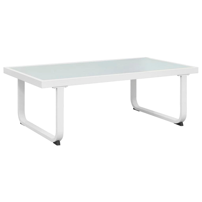 Set mobilier de grădină cu perne, 4 piese, negru, aluminiu - WALTI WALTI