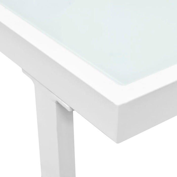 Set mobilier de grădină cu perne, 4 piese, negru, aluminiu - WALTI WALTI