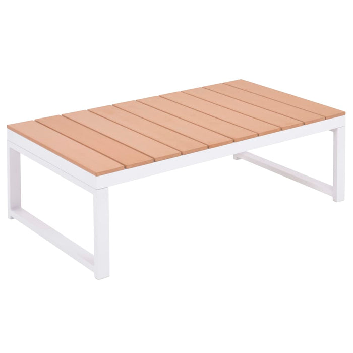 Set mobilier de grădină cu perne, 5 piese, aluminiu și WPC - WALTI WALTI
