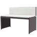 Set mobilier exterior pliabil, 5 piese, maro, oțel, poliratan - WALTI WALTI